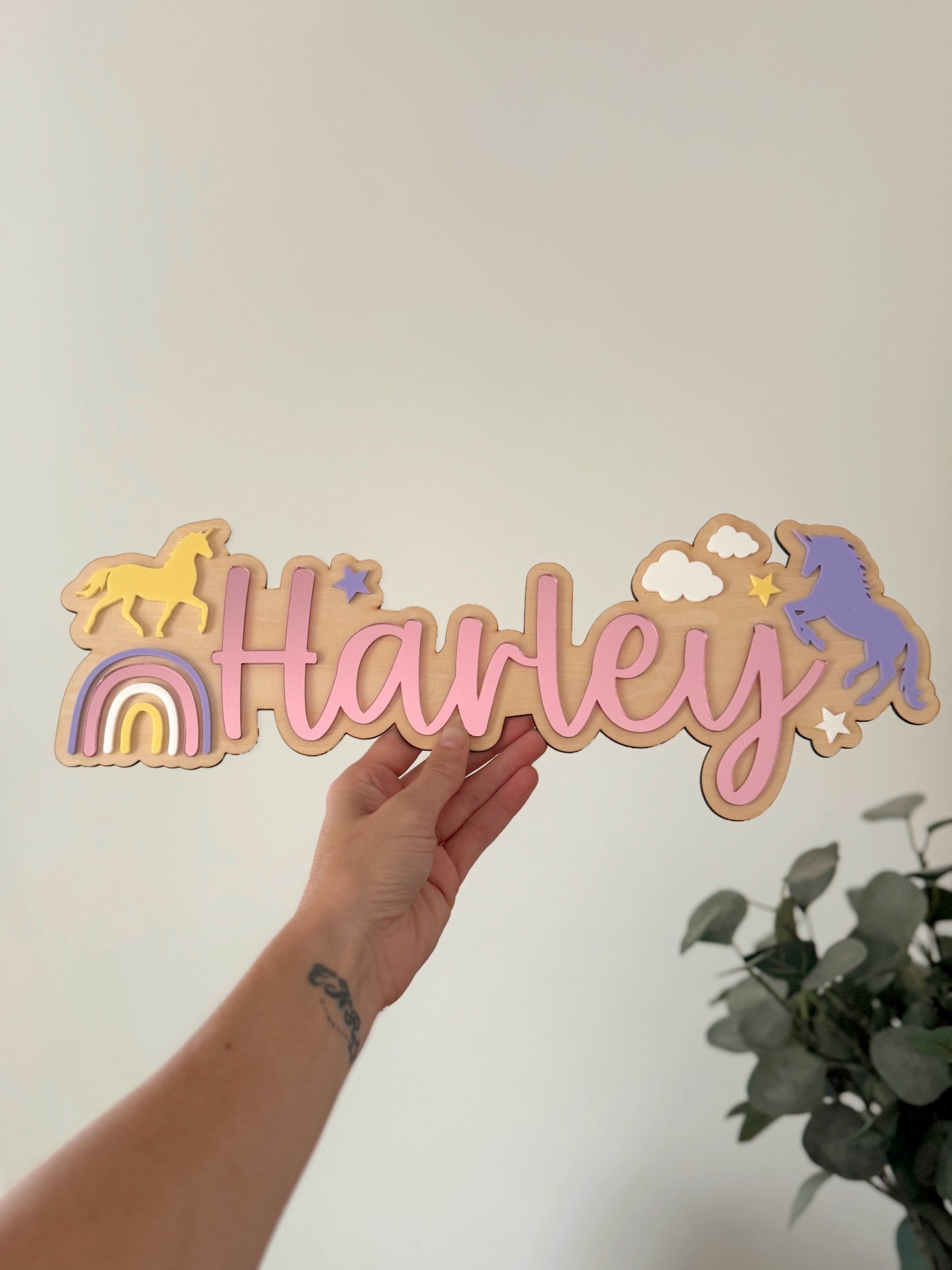 Unicorn Room Plaque