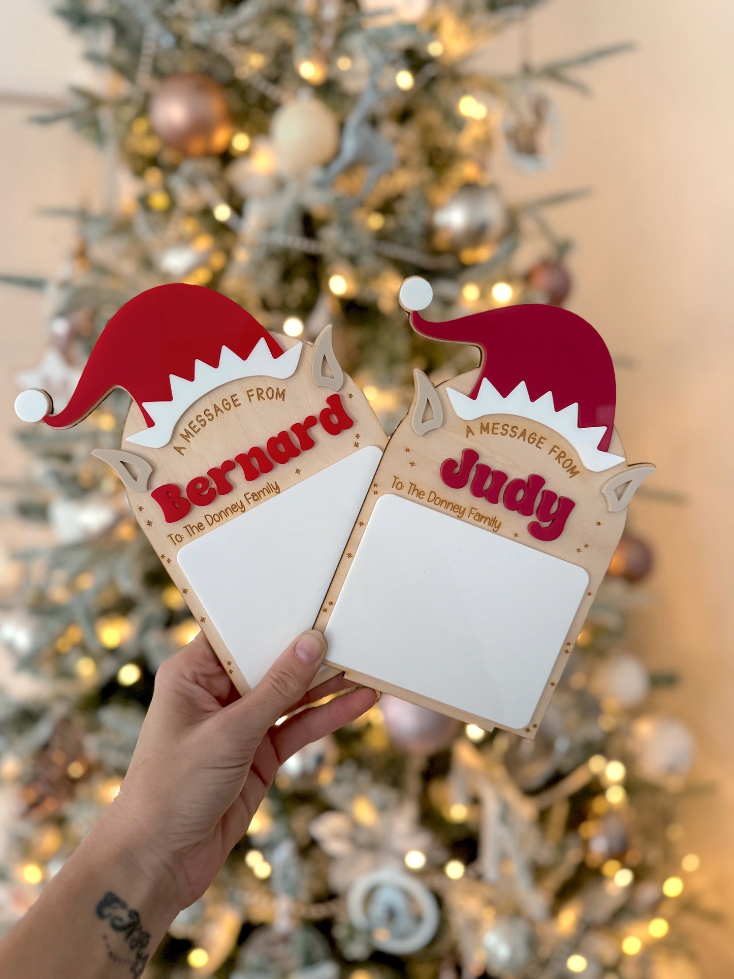 Elf Mail Plaque