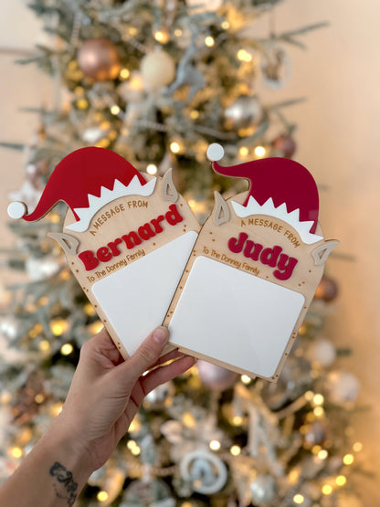 Elf Mail Plaque