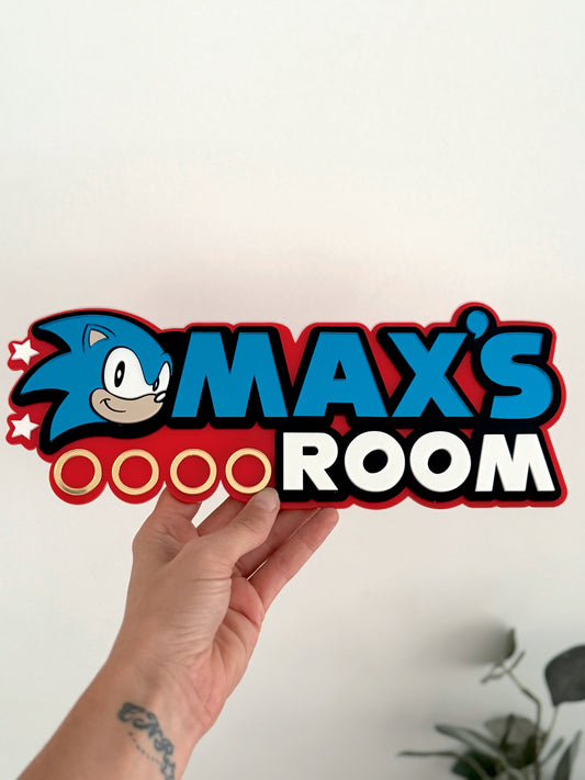 Hedgehog Name Plaque