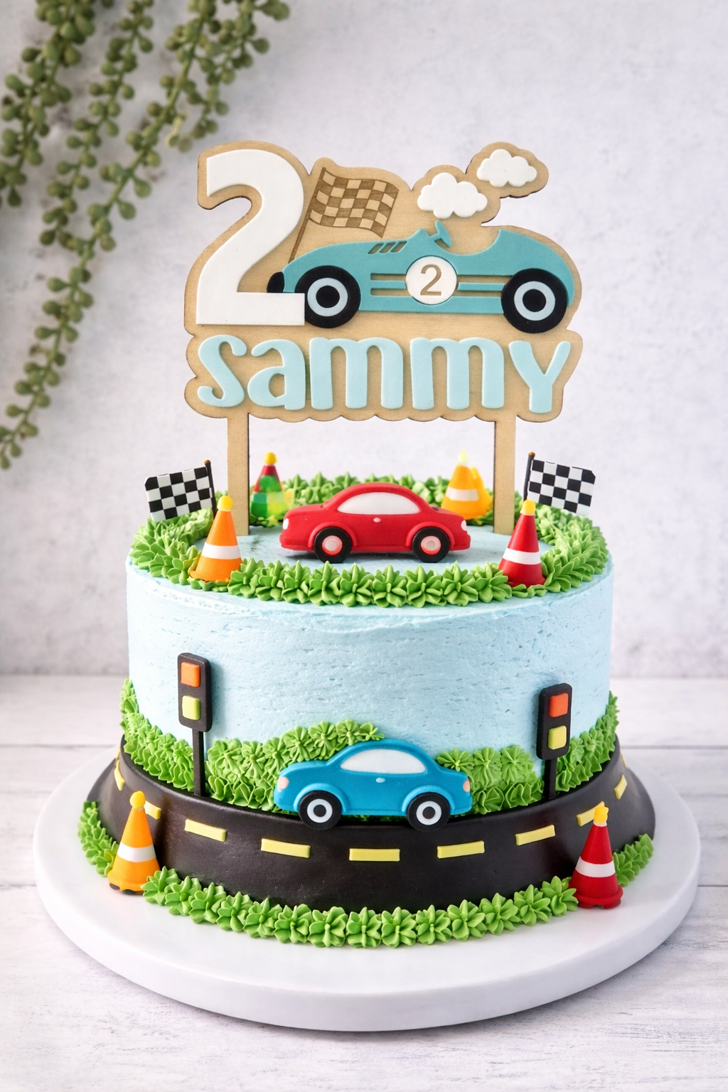 Racing Car Cake Topper
