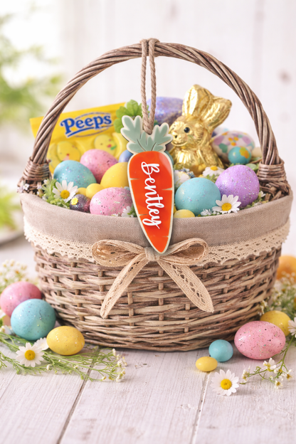 Easter Carrot Name Tag