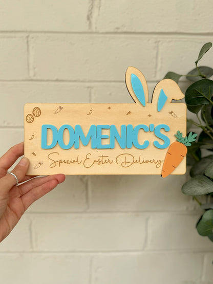 Personalised Easter Crate Plaque