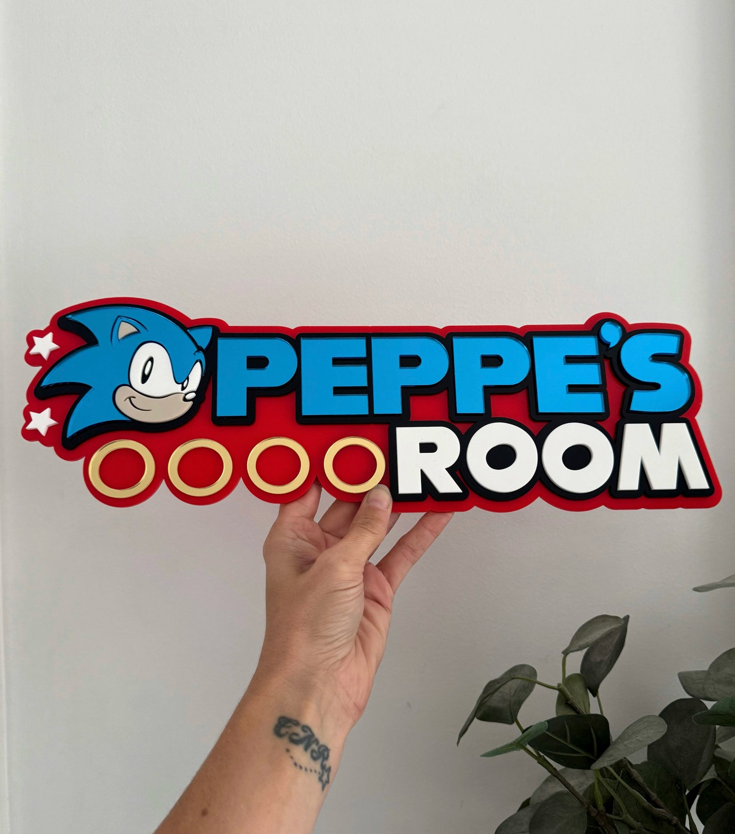Hedgehog Name Plaque