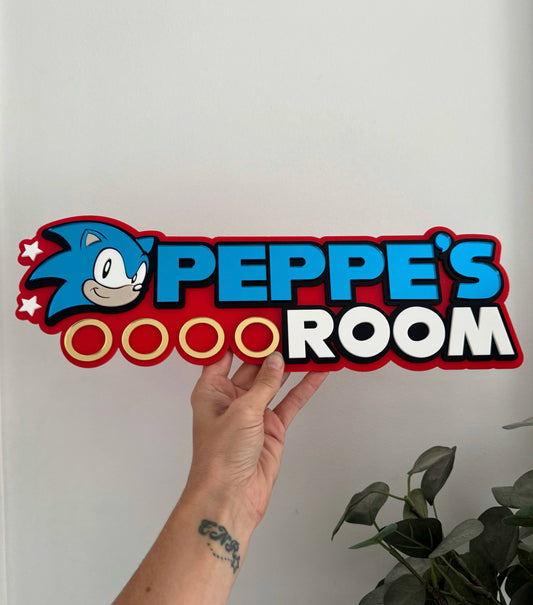 Hedgehog Name Plaque