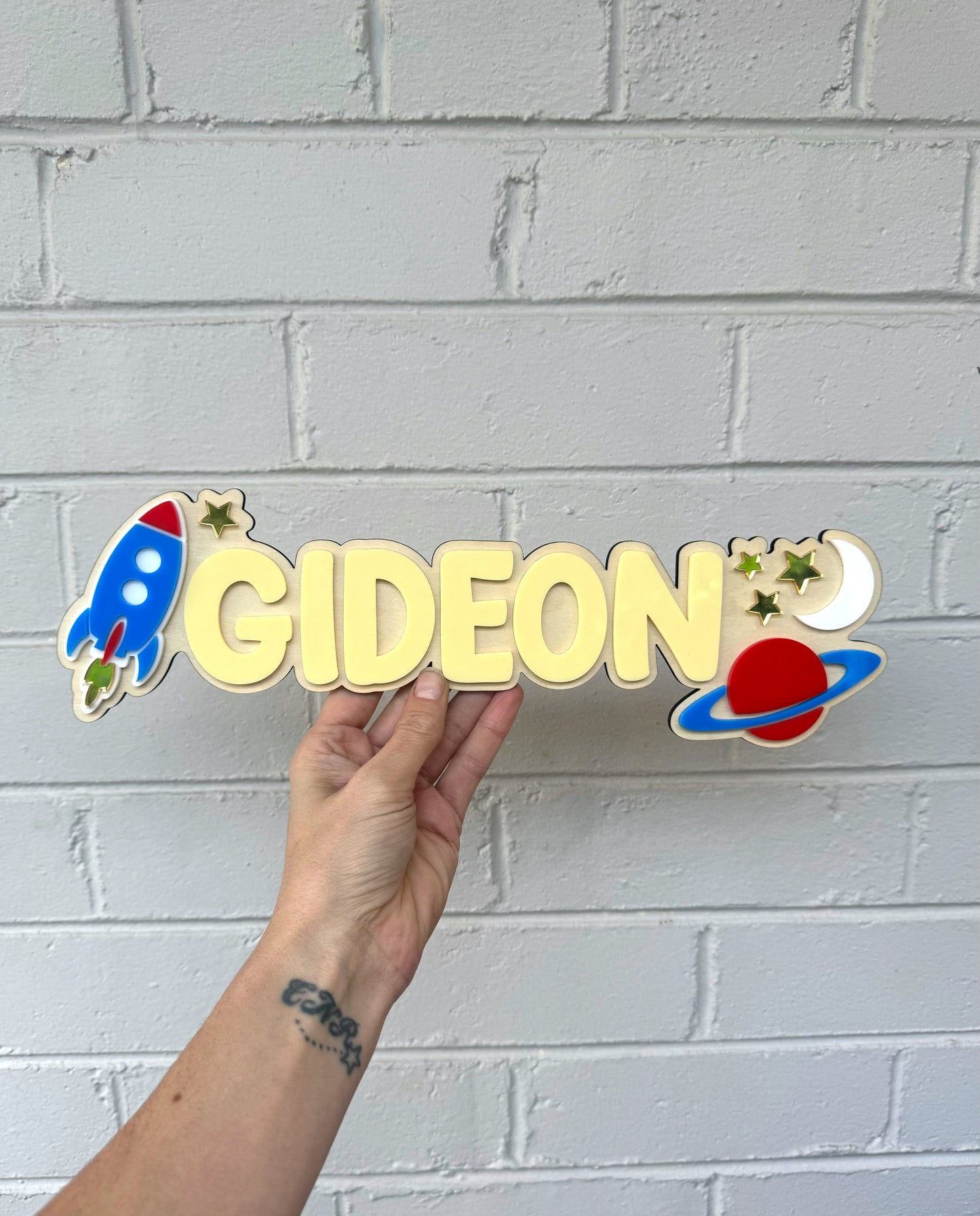 Space Room Plaque