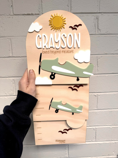 Vintage Airplane Growth Chart