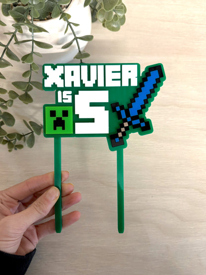 Gaming Cake Topper