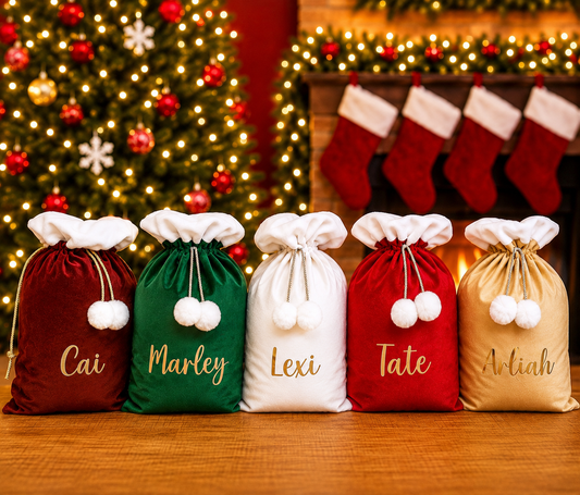 Premium Velvet Santa Sack