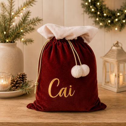 Premium Velvet Santa Sack