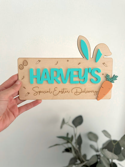 Personalised Easter Crate Plaque