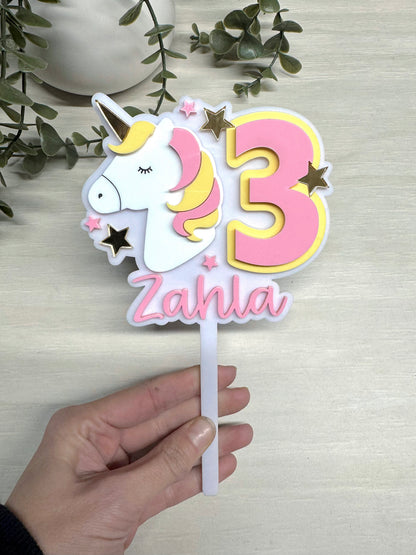 Unicorn Cake Topper