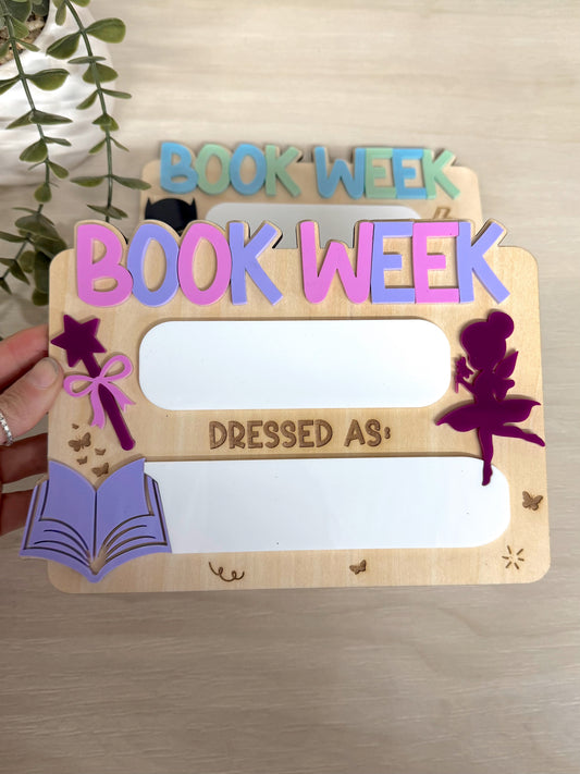 Book Week Sign - Girls