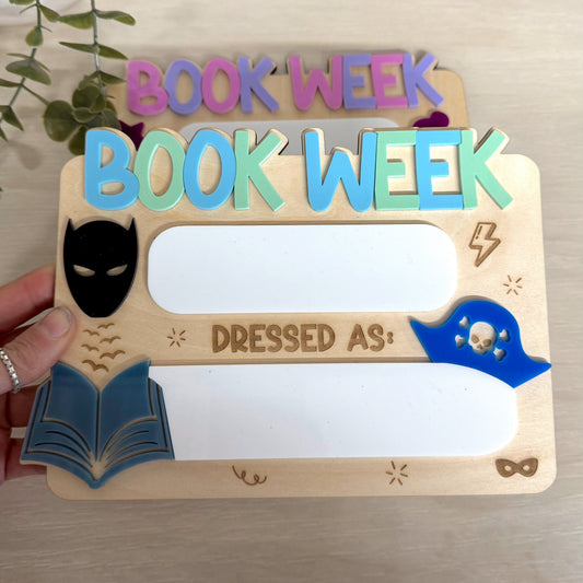 Book Week Sign - Boys