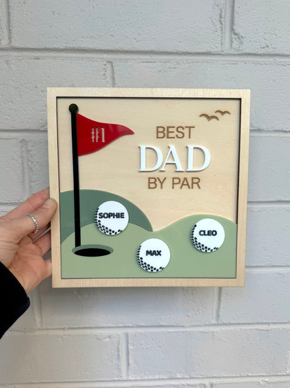 Best By Par Sign - Father's Day