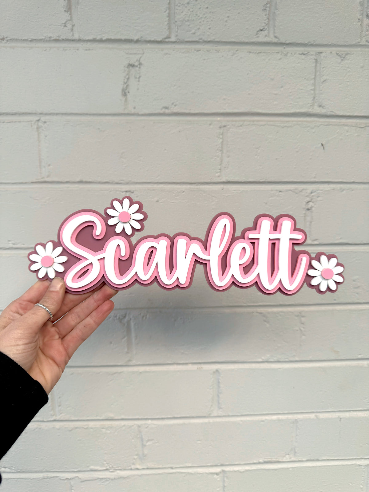 Daisy Name Plaque