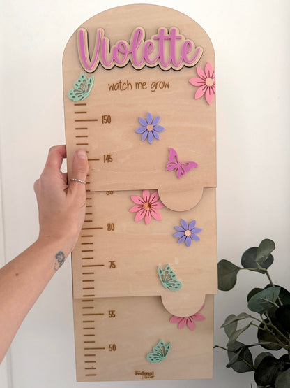 Pretty Flower Growth Chart