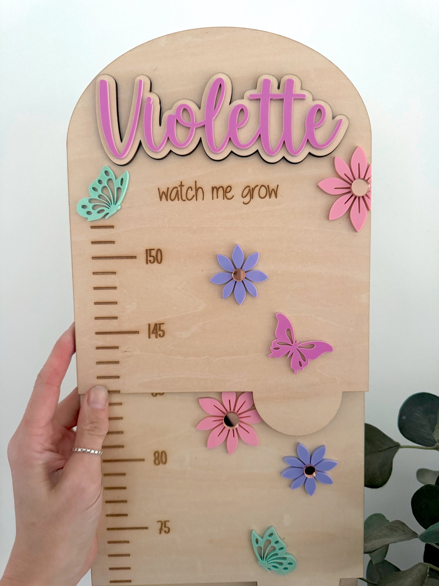 Pretty Flower Growth Chart