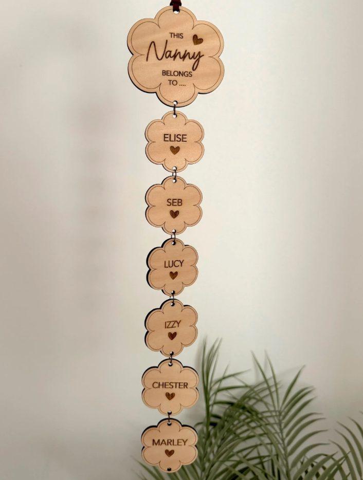 Personalised Family Wall Hanger