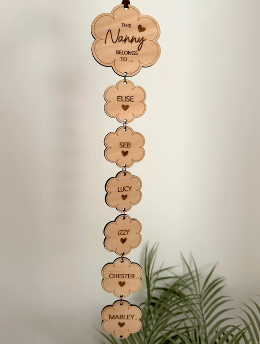 Personalised Family Wall Hanger