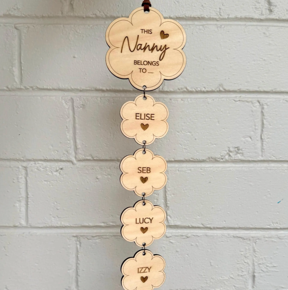 Personalised Family Wall Hanger