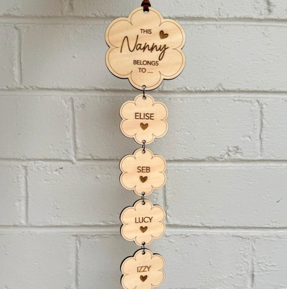 Personalised Family Wall Hanger