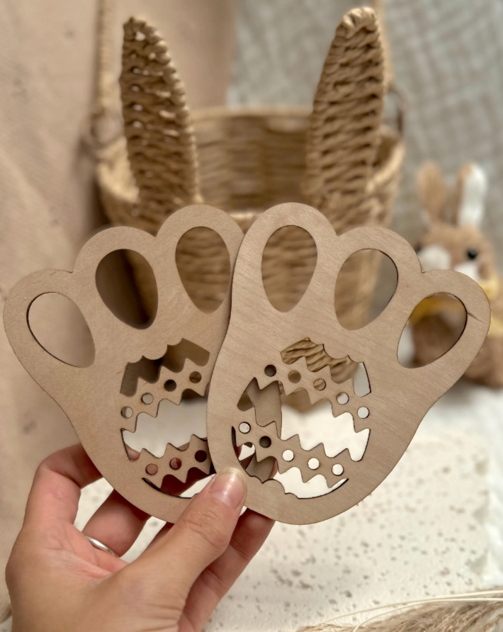 Easter Bunny Footprints