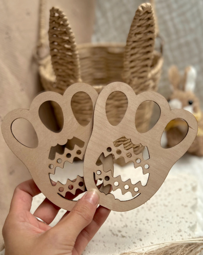 Easter Bunny Footprints