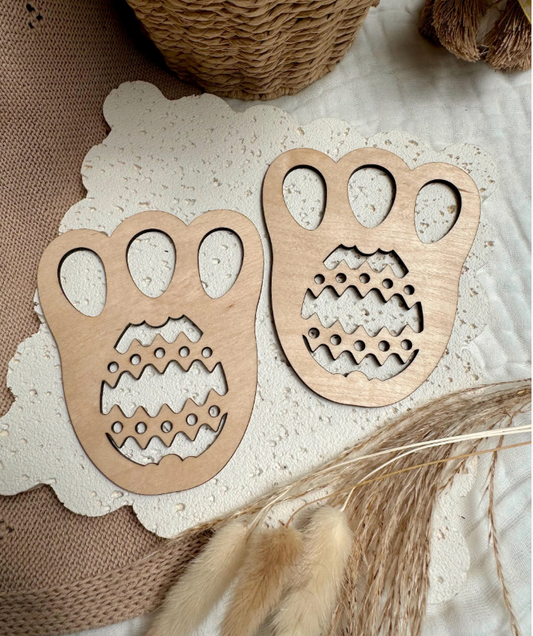 Easter Bunny Footprints