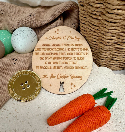 Easter Bunnys Lost Button