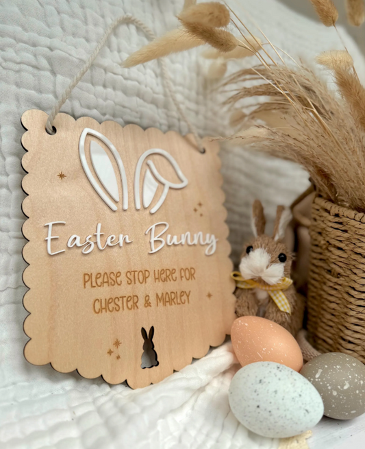 Easter Bunny Please Stop Here