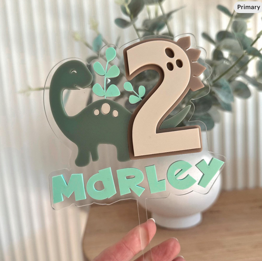 Dinosaur Cake Topper