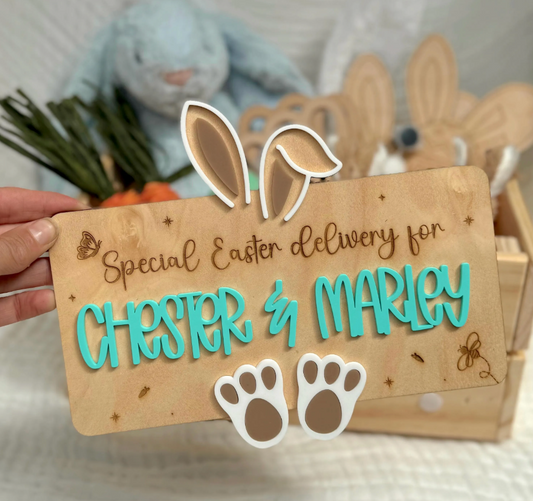 Easter Crate Plaque