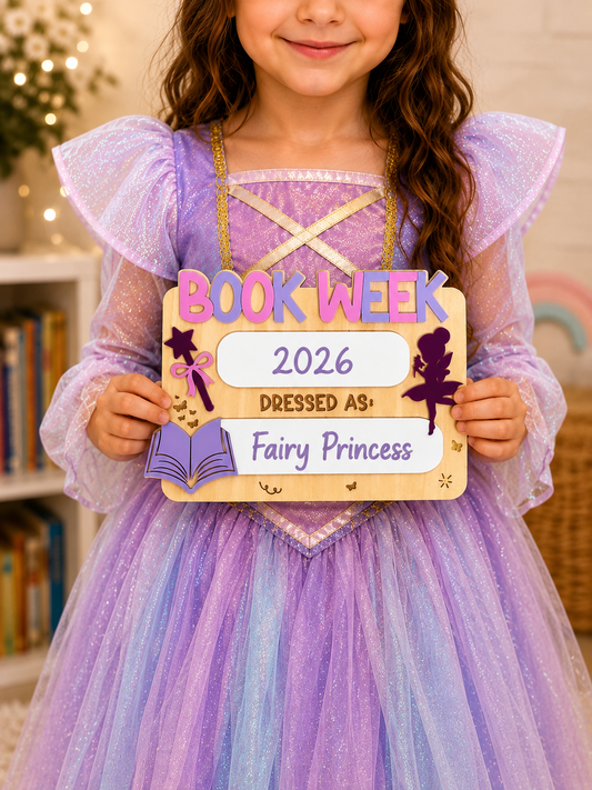 Book Week Sign - Girls