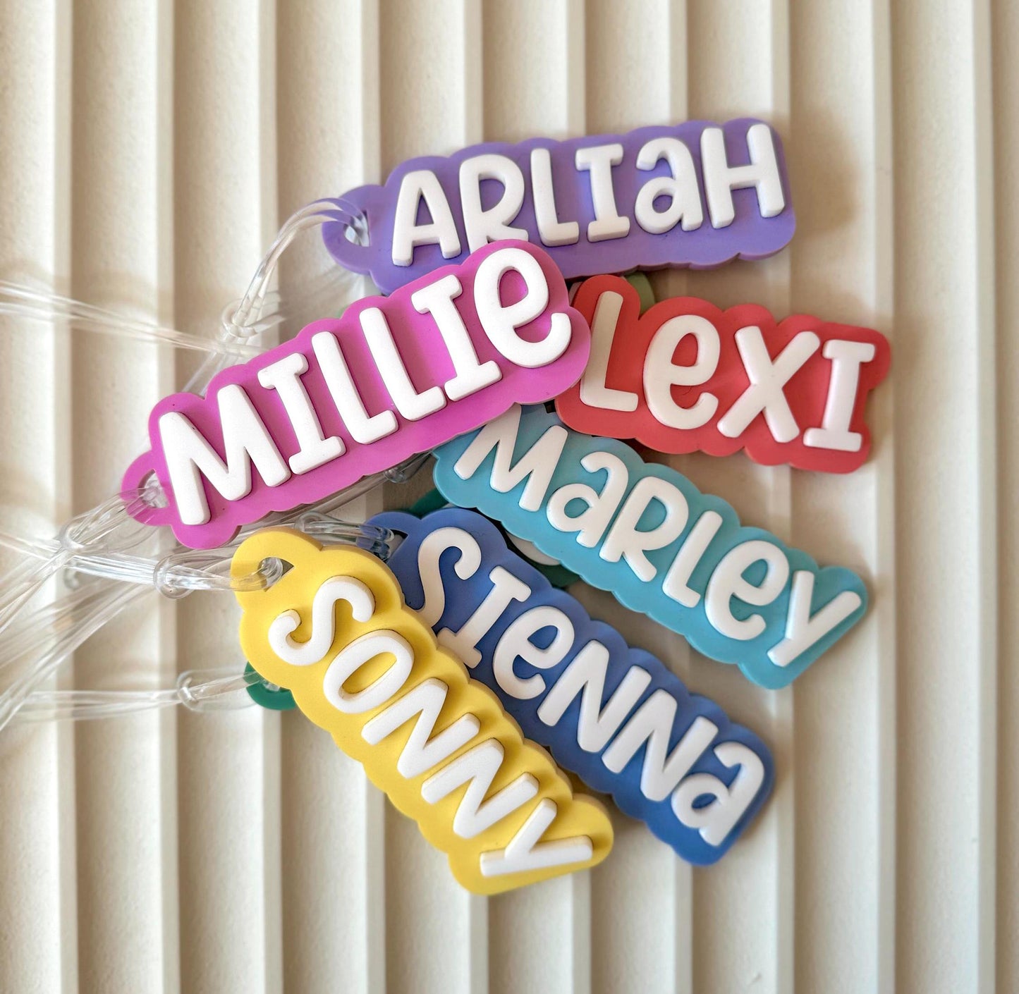 3D Personalised Name Bag Tag