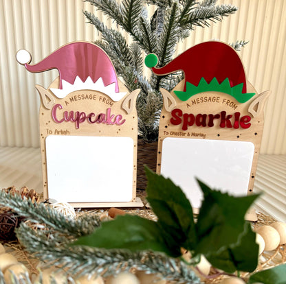 Elf Mail Plaque