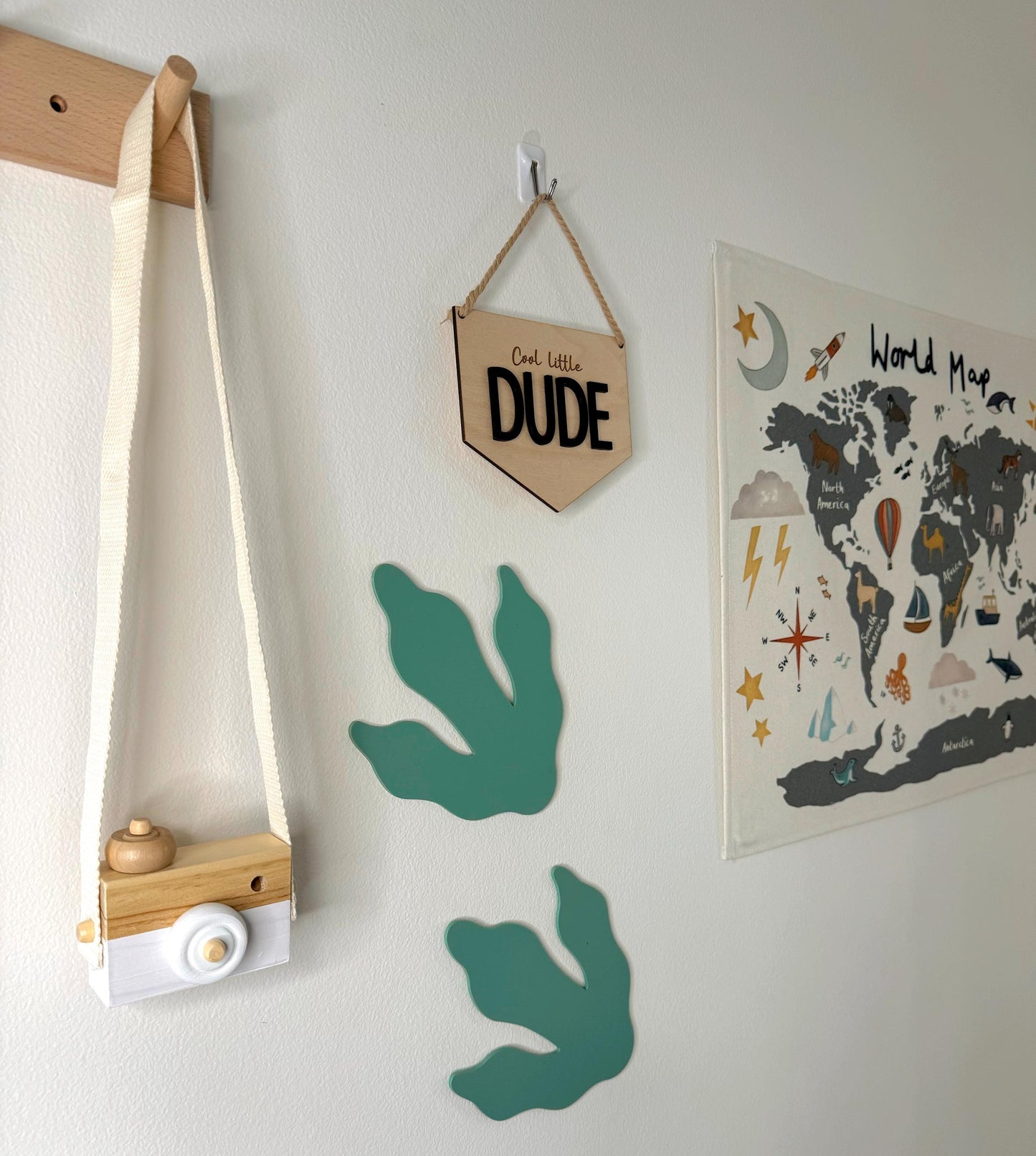 Cool Little Dude Mini Hanging Plaque