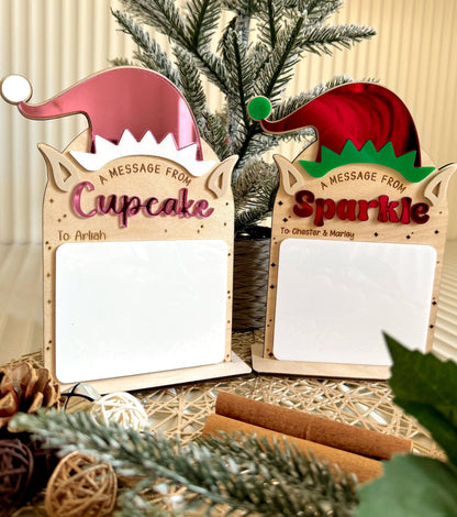Elf Mail Plaque