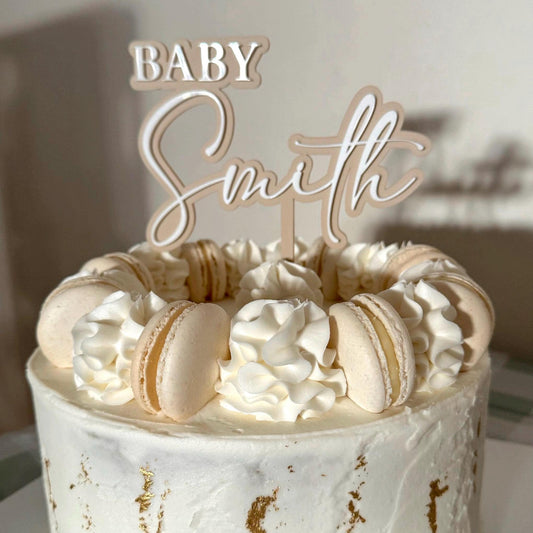 Baby Shower Cake Topper