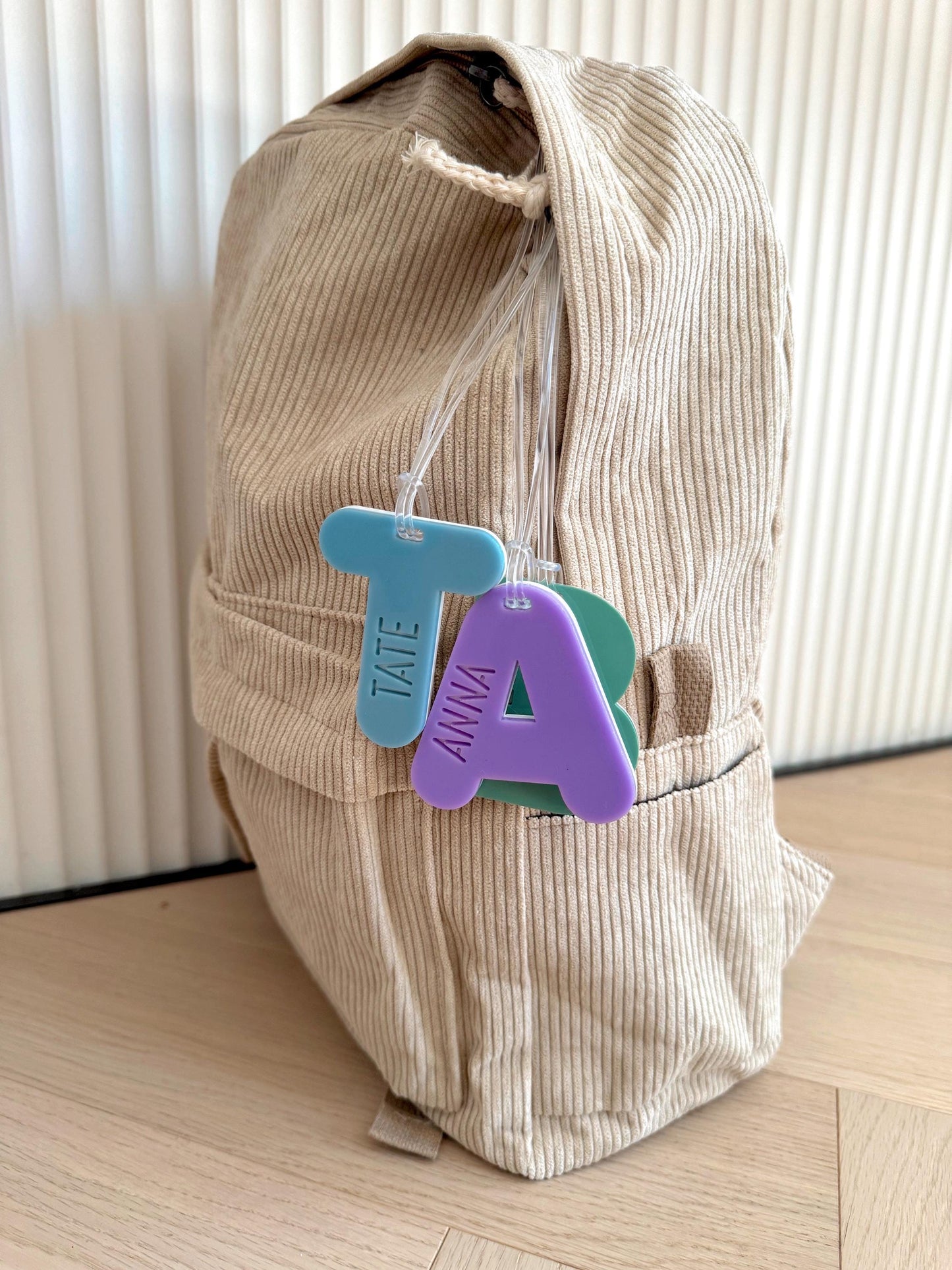 Personalised Initial Bag Tag