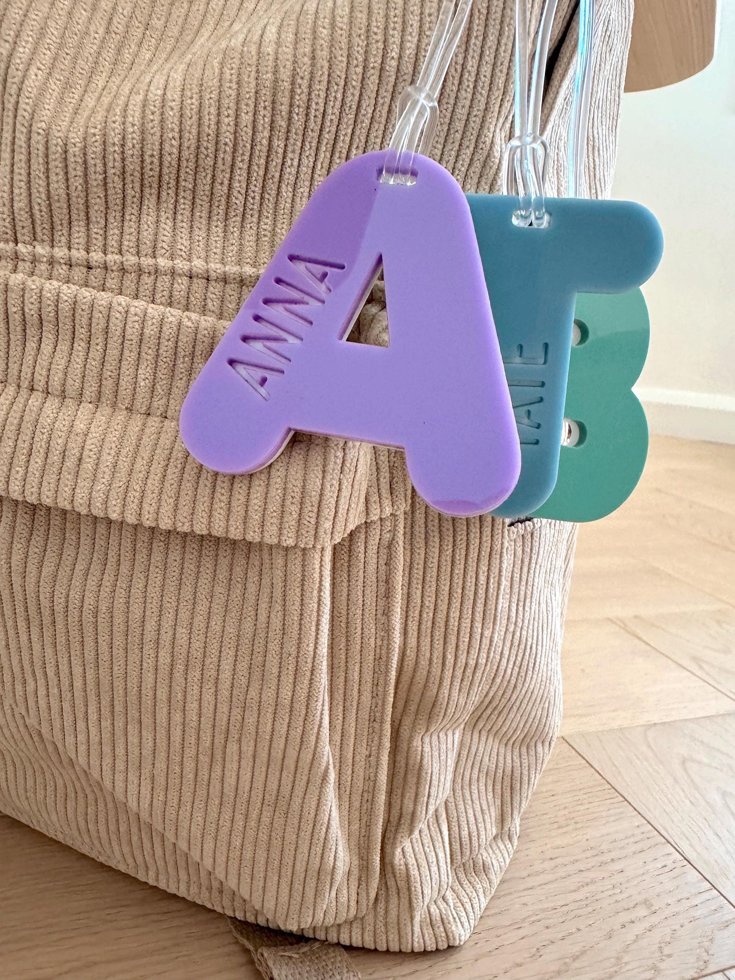 Personalised Initial Bag Tag