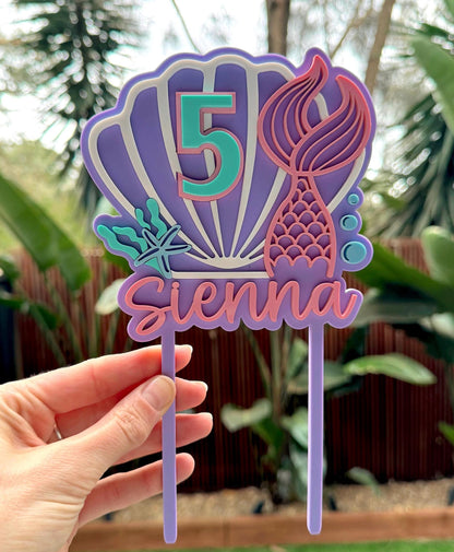 Mermaid Cake Topper