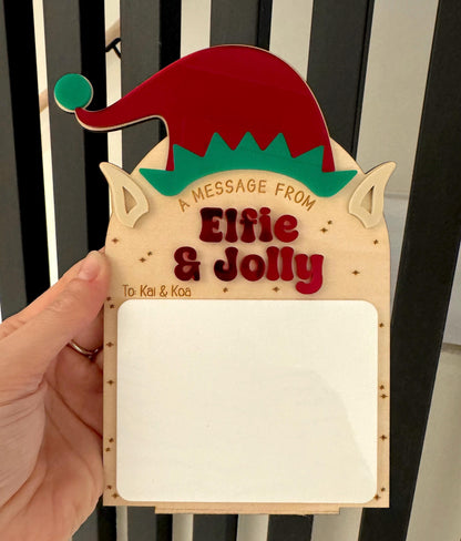 Elf Mail Plaque