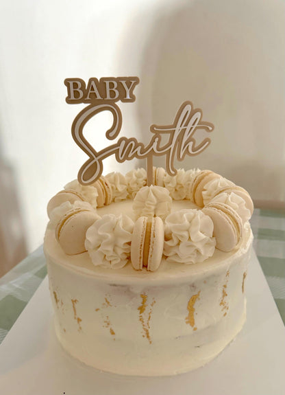 Baby Shower Cake Topper