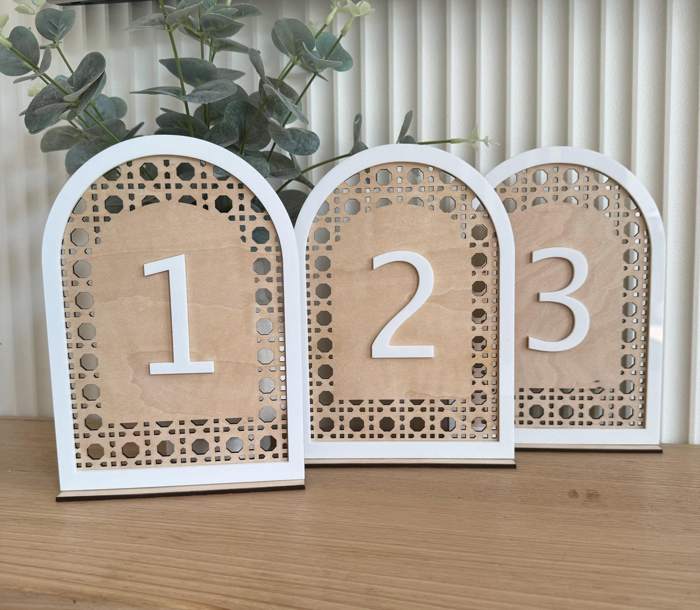 Wedding Table Numbers With Stands