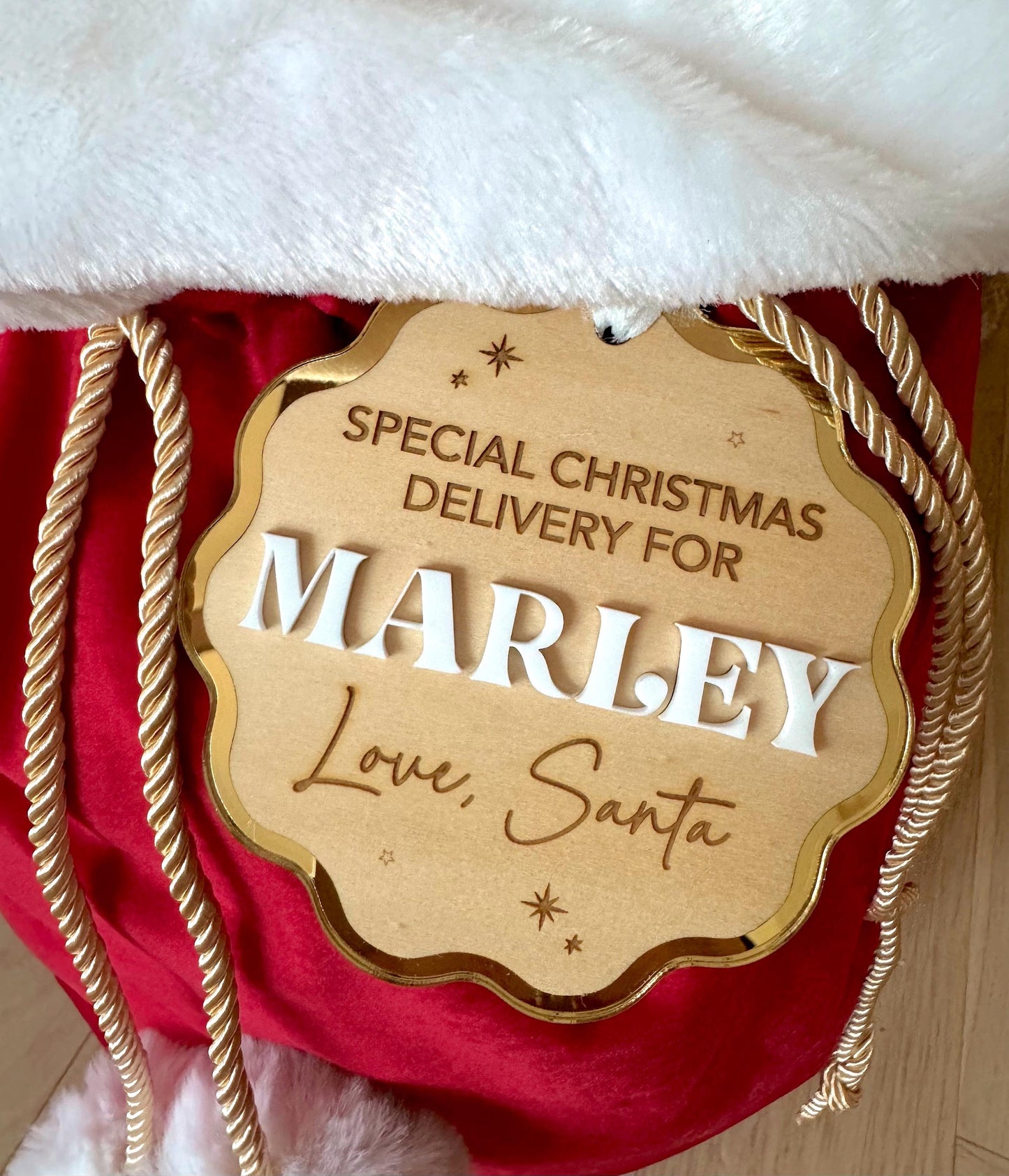 Santa Sack Delivery Tag