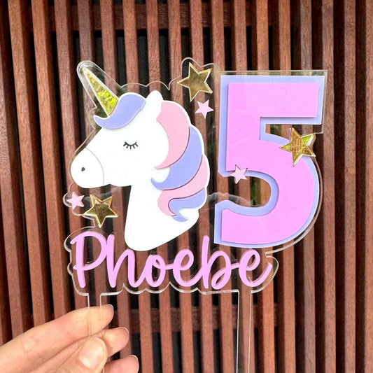 Unicorn Cake Topper