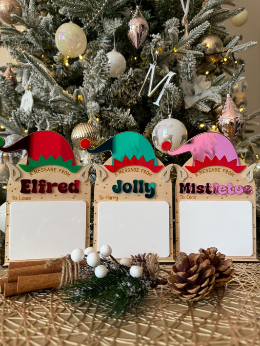 Elf Mail Plaque