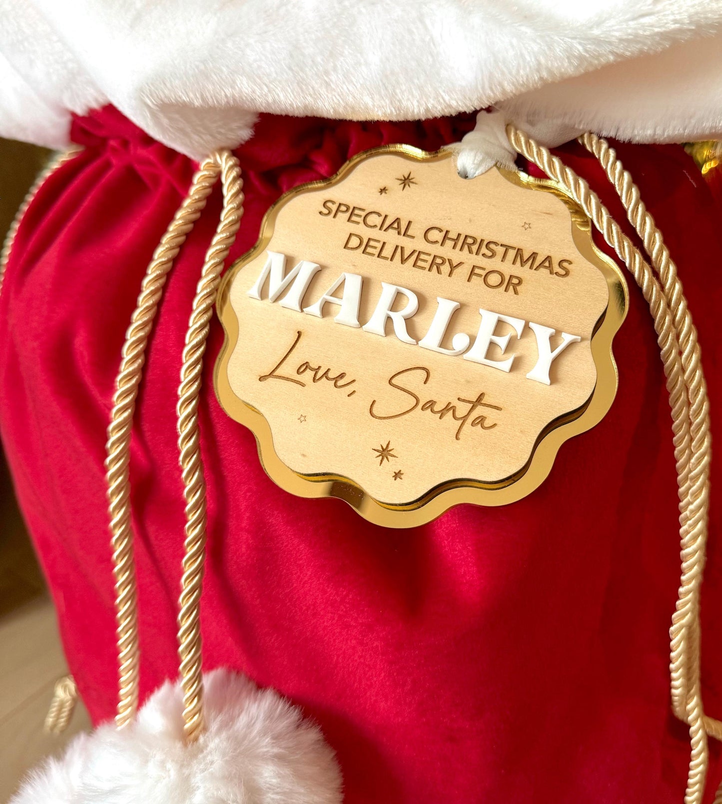 Santa Sack Delivery Tag
