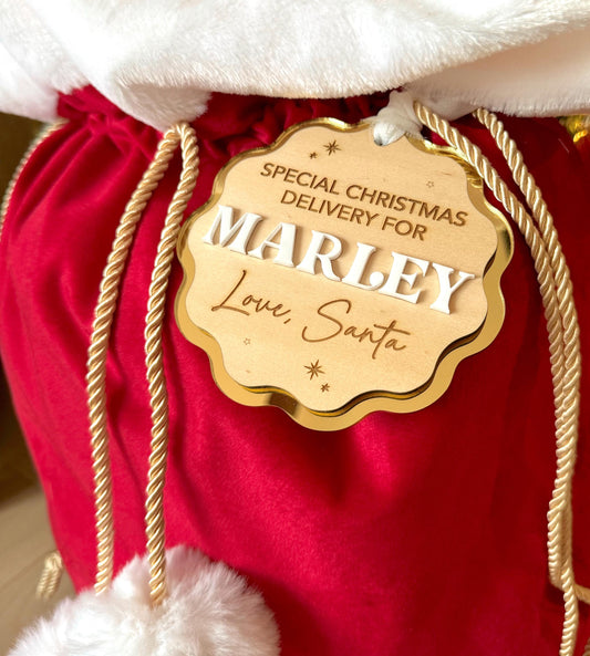 Santa Sack Delivery Tag
